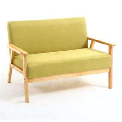 Modern Wood Restaurant Dining Chair Fabric Sofa for Hotel