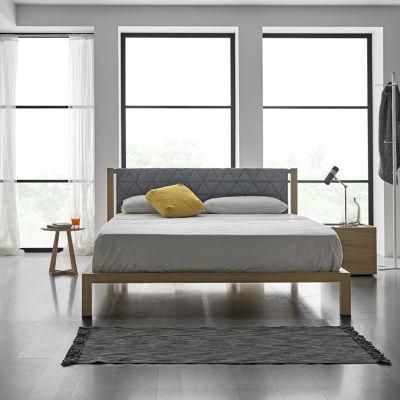 Modern Simple Design Home Furniture 5 Pieces Bedroom Set Wood Beds