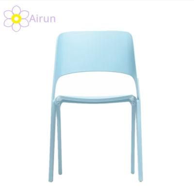 Home Backrest Leisure Stacked Armless Stacking Room Dining Plastic Chair
