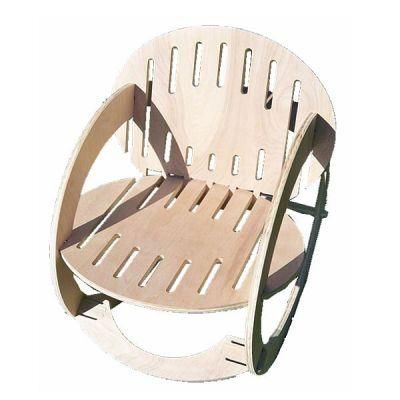 High Quality Unique Design Wooden Rocking Modern Recliner Rocker No Screw Chair