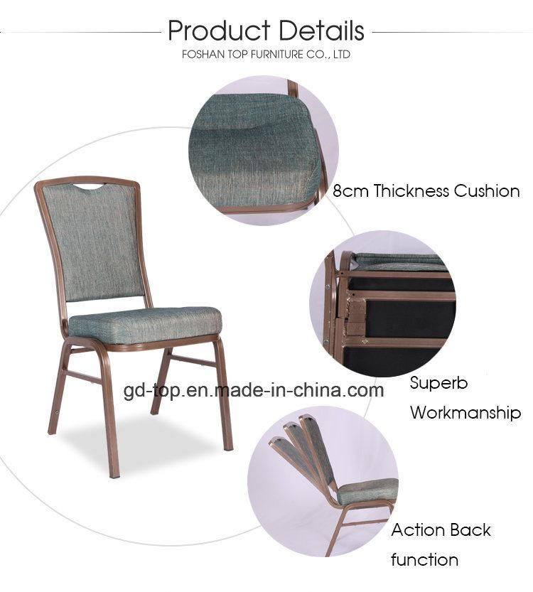 Top Furniture Foshan Factory New Model Event Stacking Aluminium Banquet Chair