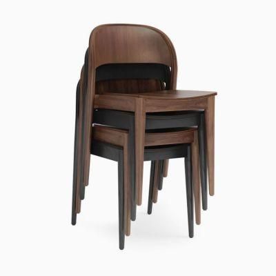 Commercial Use Wooden Furniture for Restaurant Stackable Wooden Dining Chair