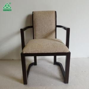 Beautiful Decoration Timber Dining Room Chairs with Rivets for Hotel or Restaurant