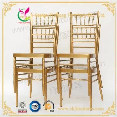 Yc-A389 Metal Event Wedding Chiavari Chair with Cushion