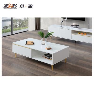 Wholesale Living Room Furniture Wooden Storage Coffee Table
