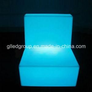 Plastic Outdoor Furniture LED Seating Sofa