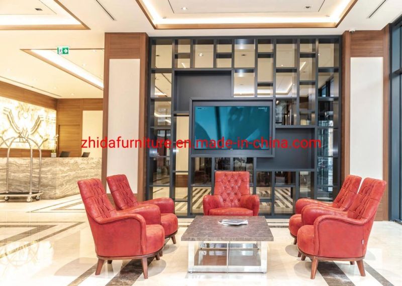 Foshan Factory Custom Luxury Antique 5 Star Hotel Lobby Furniture