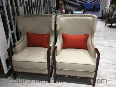 Solid Oak Hotel Dining Table and Chairs Strong Structure Modern Style