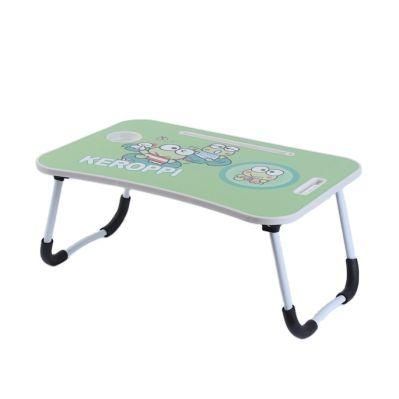 Computer Desk Metal Leg Office Foldable Laptop Table for Bed