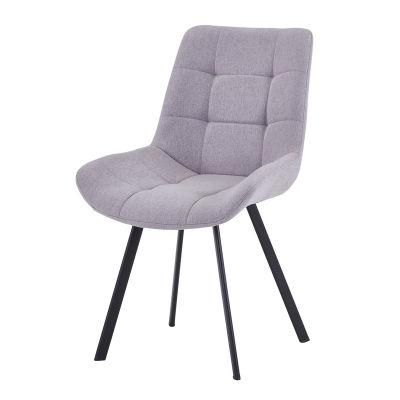 Wholesale Modern Luxury Fashion Classic Soft Fabric Upholstery Cafe Dining Chair