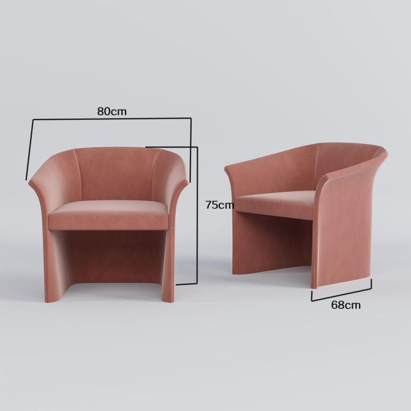 Factory Wholesale Modern Simple Two Color Home Furniture Living Room Chair