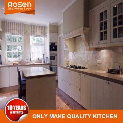 Modern Furniture Modular Rta Solid Wood Flat Pack Kitchen Cabinets