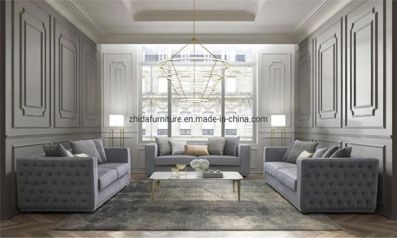 Zhida Home Furniture Modern Fabric Sofa for Living Room