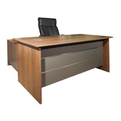 Workstation High-Density MDF Board Durable Modern Furniture with Drawers Storage