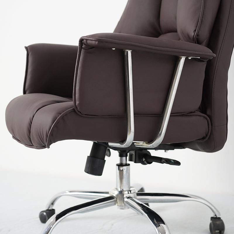 High Quality Soft Lumbar Steel Castors Armchir Office Chair Furniture