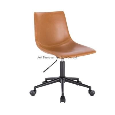 Modern Home Furniture PU Leather Swivel Leisure Chair (ZG17-066)