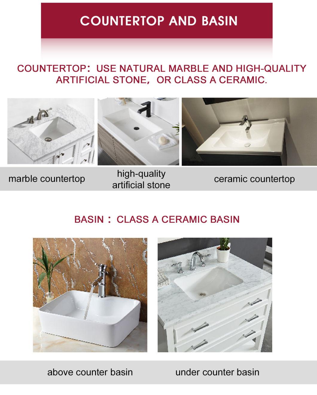 Modern Floor Standing Wholesale Bathroom Vanity Cabinet