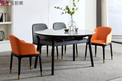 Modern Style Dining Table Wood Slate Dining Table