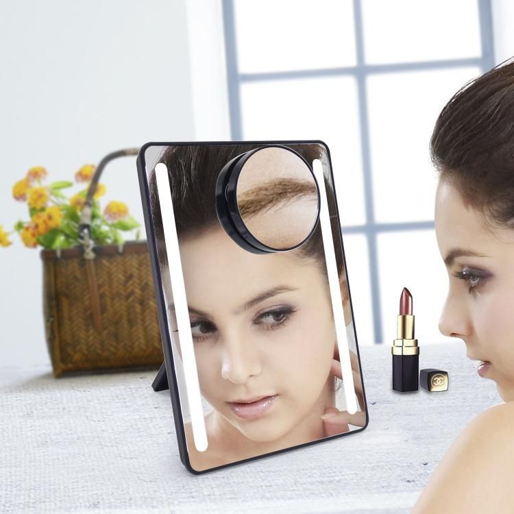 Espejo LED Personal Care Vanity Mirror with Lights for Travel Portable Makeup