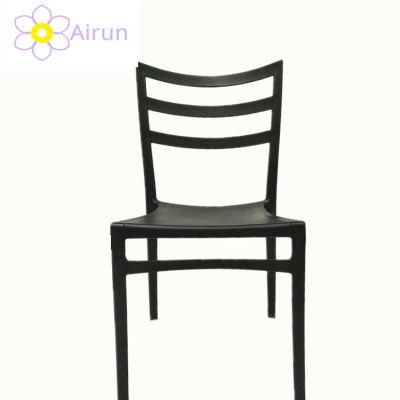 Stackable PP Plastic Hollow Design Restaurant Dining Chairs