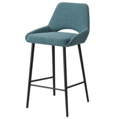Casino Stool Stools for Casino Leisure Commercial Furniture Metal Bar Chair with Backrest Tall Bar Chairs for Bars