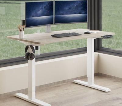 Electric Standing Desk, 55 X 24 Inches Height Adjustable Table, Ergonomic Home Office Furniture with Splice Board,