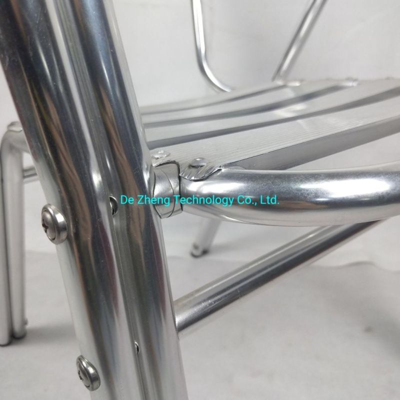 Hot Sale Patio Wholesale Bistro Chair Outdoor Cafe Aluminum Hotel Patio Modern Dining Furniture