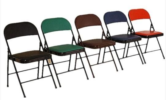 Wholesale Cheap PU Metal Folding Chairs