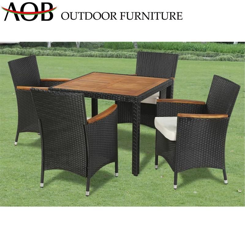 Contemporary Outdoor Dining Table Leisure Chair Garden Patio Restaurant Hotel Teak Furniture