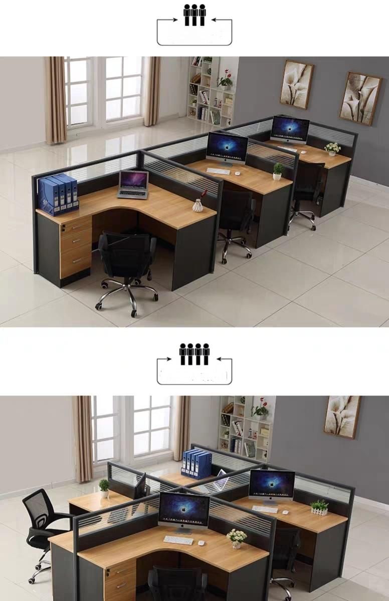 Melamine Simple Design Wooden Computer Desk Office Furniture
