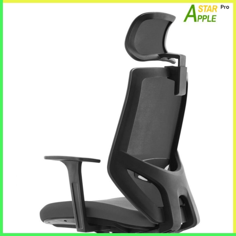 High Back Mesh Headrest Executive Chair with Soundless PU Castor