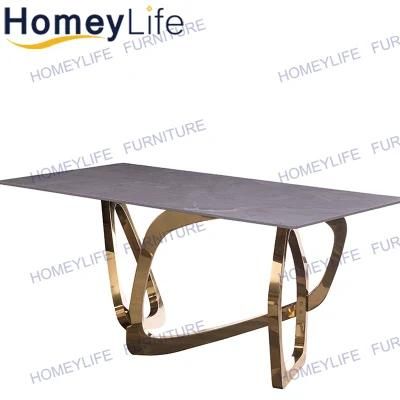 Unique Design Modern Furniture Ceramic Marble Coffee Table