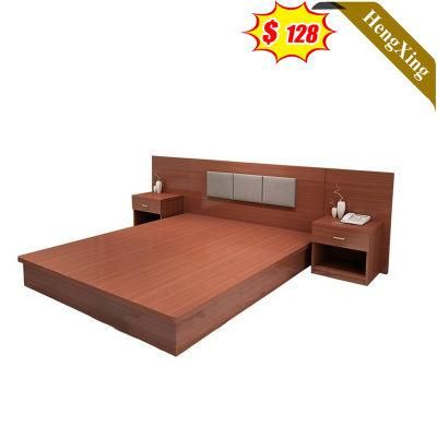 Home Hotel Furniture Bedroom Set Wardrobe Upholstered Leather Headboard King Size Queen Double Single Beds