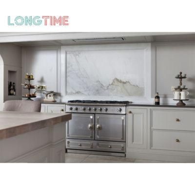 Foshan Manufacturer Wholesale Modern White Lacquer Solid Wood Kitchen Cabinet