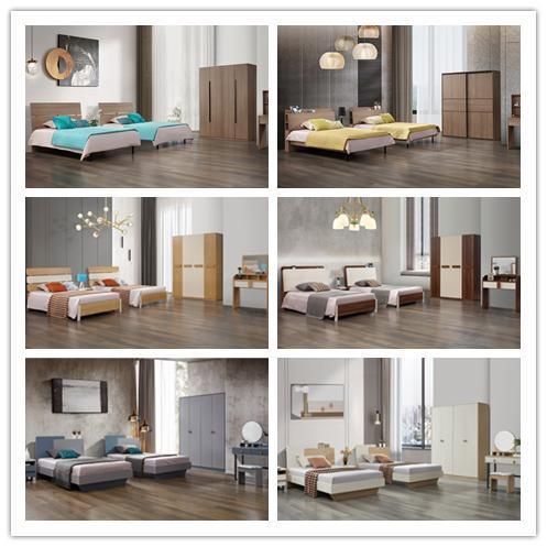 Modern MDF Blue Color Children Furniture Sets Bedroom Furniture for Kids Room