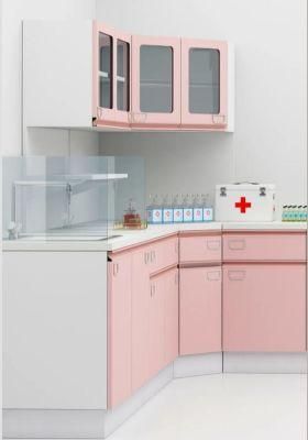 Modern Functional Cabinet Treatment Medical Instrument Commercial Furniture with Table