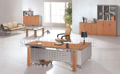 Modern Wooden L Shape Office Executive Desk Manager Desk (SZ-ODA1001)
