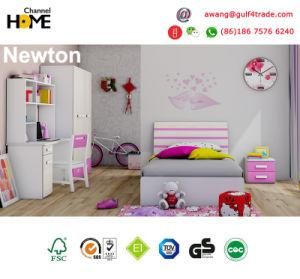 Popular Modern Kids Furniture Colorful Wooden Bedroom Furniture (Newton)