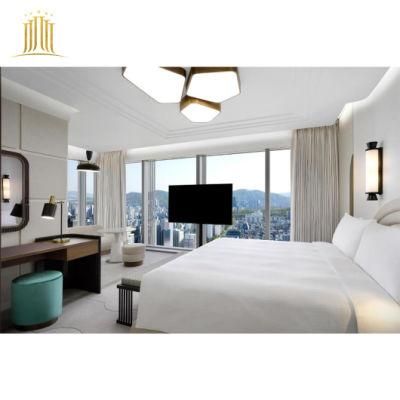 Hotel Interior Design Modern King Size Bed Wooden Bedroom Sets Hotel Furniture 5 Star