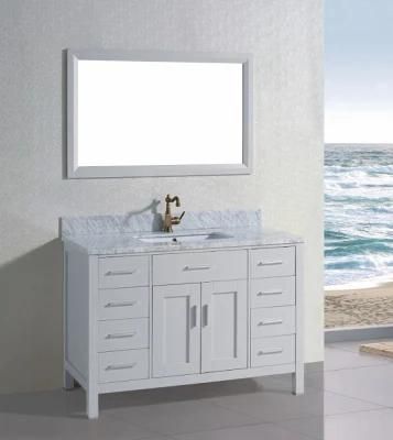 American Style Wooden Bathroom Vanities Floor Standing