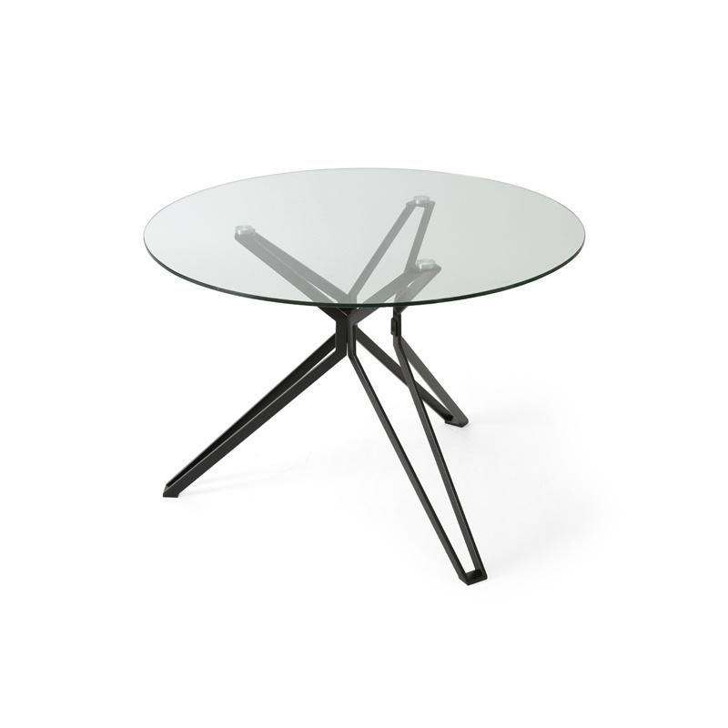 Hot Sale Nordic Modern Dining Room Home Furniture Glass Dining Table