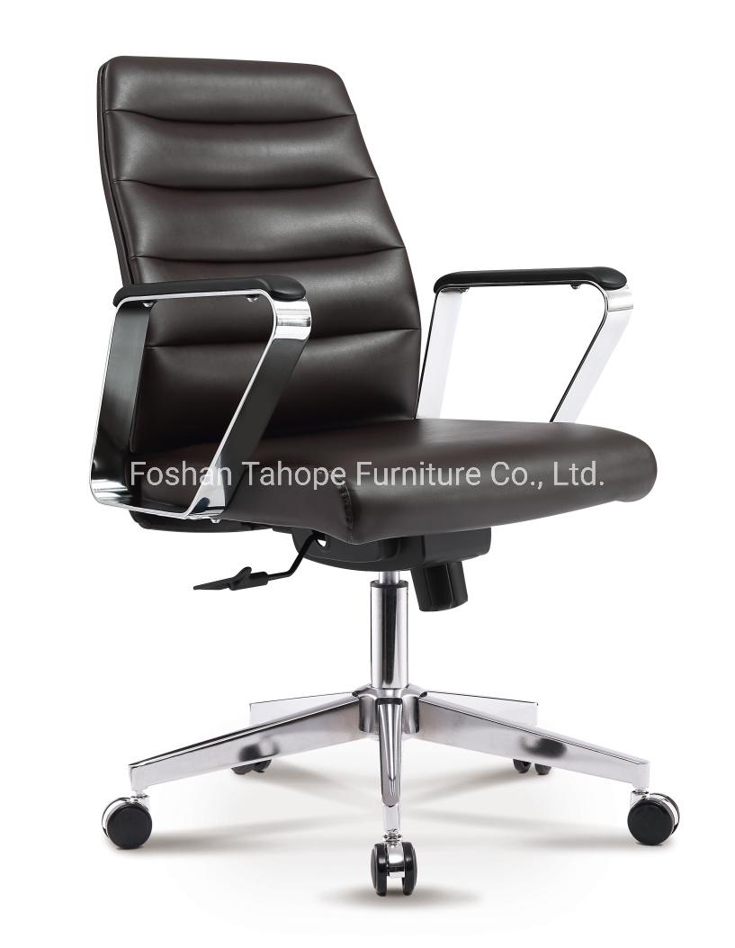 Low Back Swivel Style Modern Office Ergonomic Executive Leather Chair Optional Colors