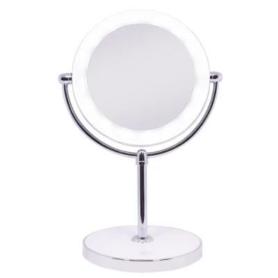 Best Makeup Mirror High-End Standing Metal Mirror for Hairdressing