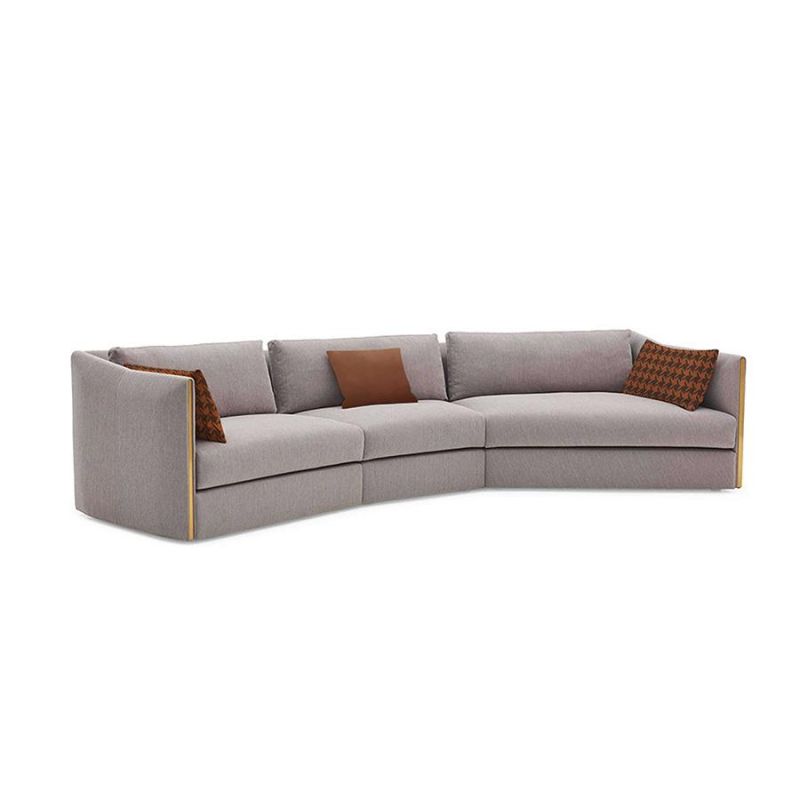 Home Furniture Irregular Shape Modern Design Fabric Sofa