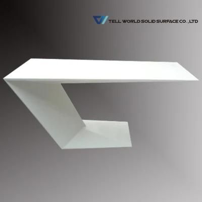 Top Quality Corian Solid Surface Z Shaped Manager Office Table