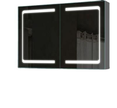 OEM Modern New Design Aluminum MDF Bathroom Vanity Waterproof Mirror Cabinet Door