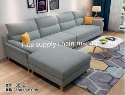 Modern Simple Cotton Linen Fabric Combination Furniture Sofa