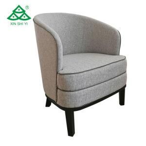 One Seat Fabric Sofa for Hotel Villa Bedroom and Office