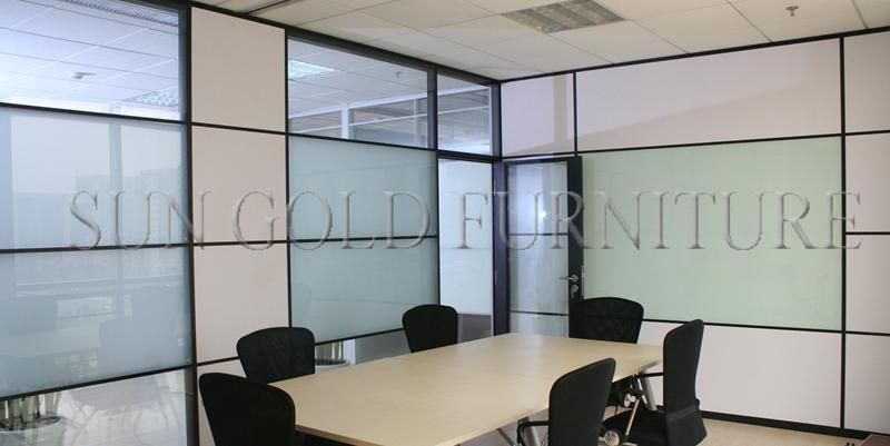 Popular Office Partition with Single Glass and Board Option (SZ-WS686)