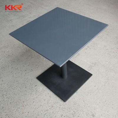 Black Matt Italian Coffee Table Solid Surface Corian Stone